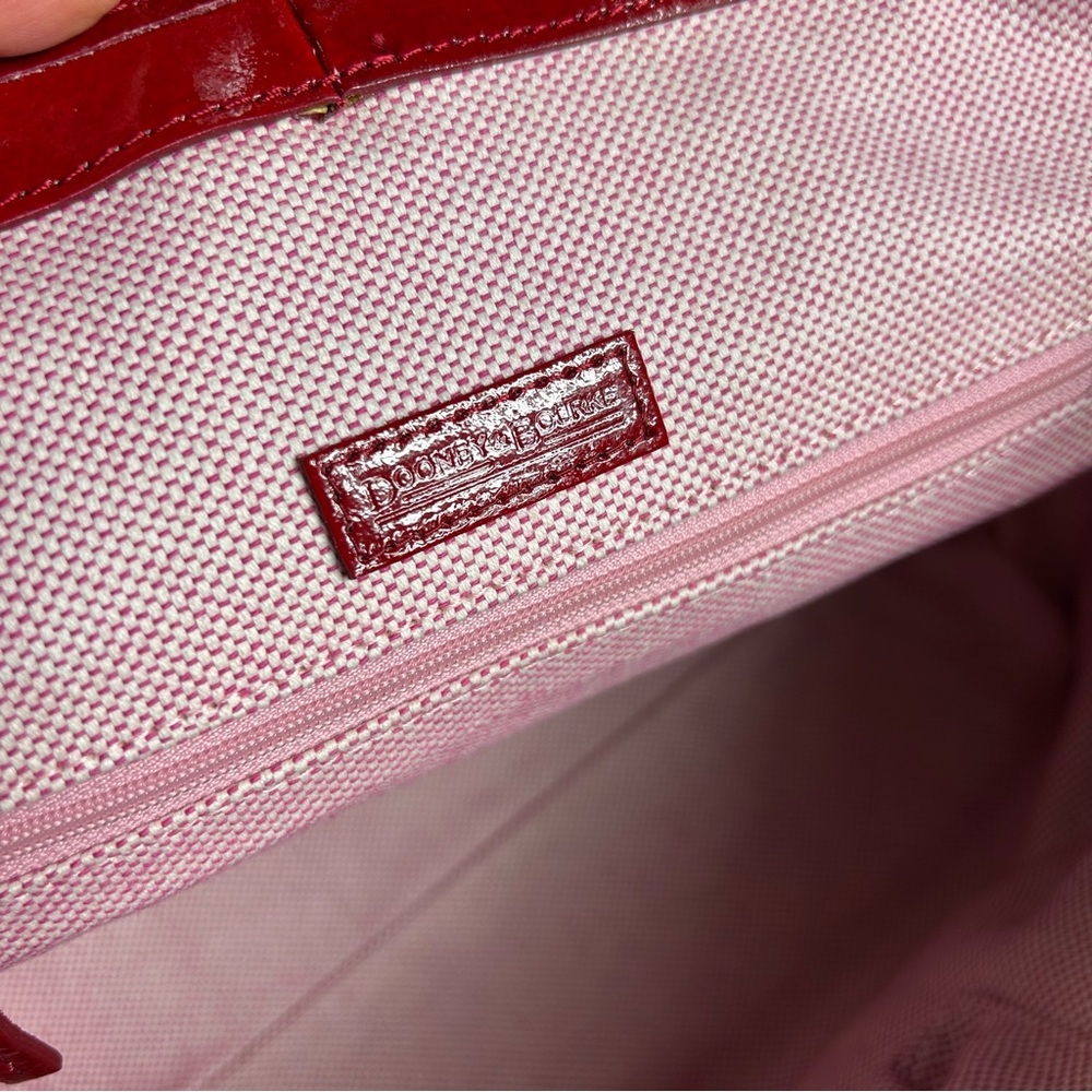 Vintage DOONEY & BOURKE Medium Bordeaux Cindy Tote Shoulder Bag Rare J8051229 - Picture 7 of 14